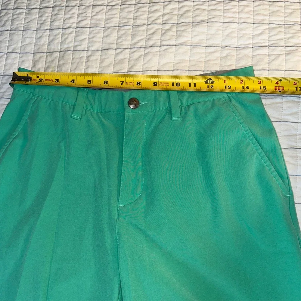 Adidas Golf Shorts Mens 30 Green Flat Front‎ Performance Stretch Activewear